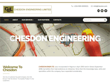 Tablet Screenshot of chesdon.com